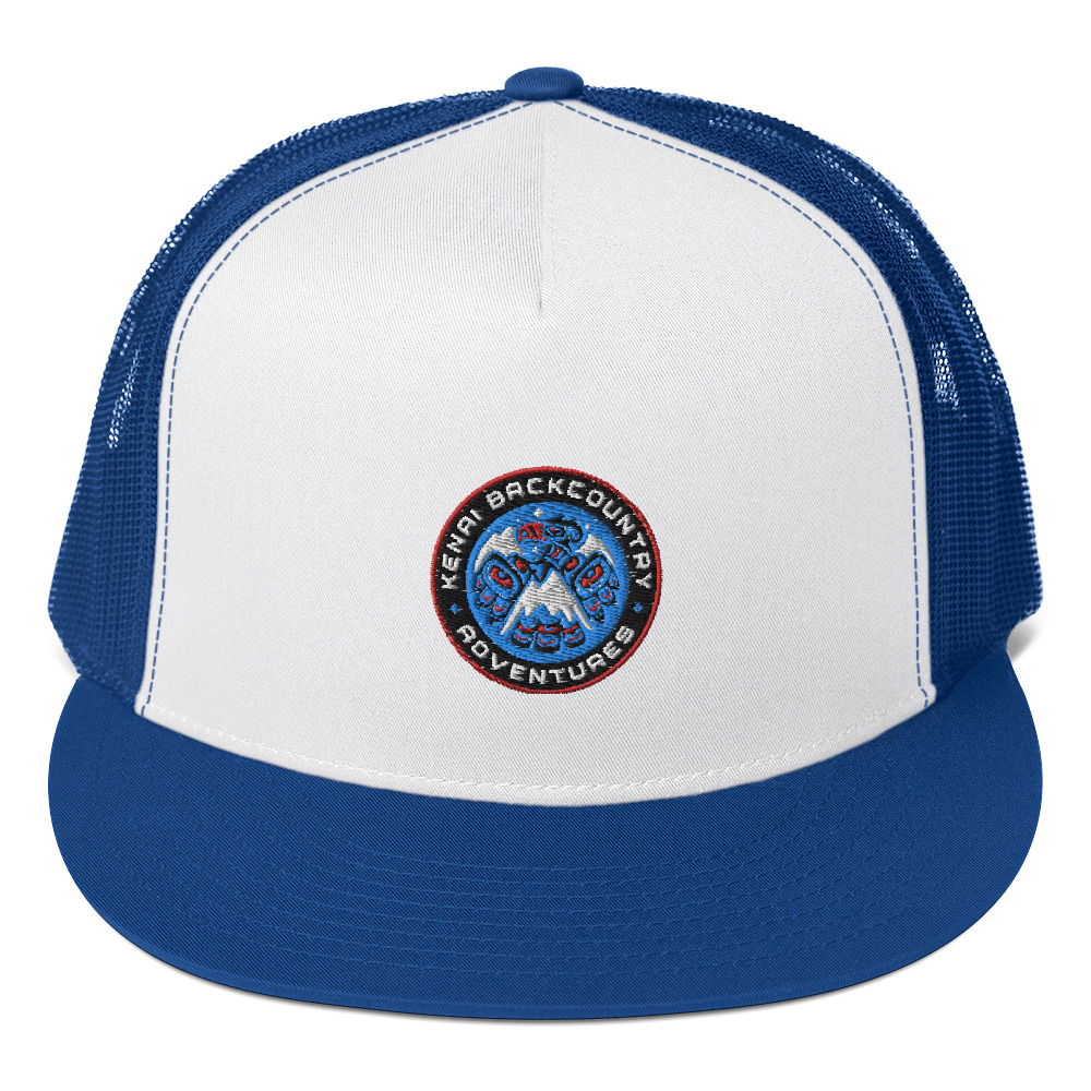 KBA Trucker Hat | Flat Bill – Kenai Backcountry Adventures Store